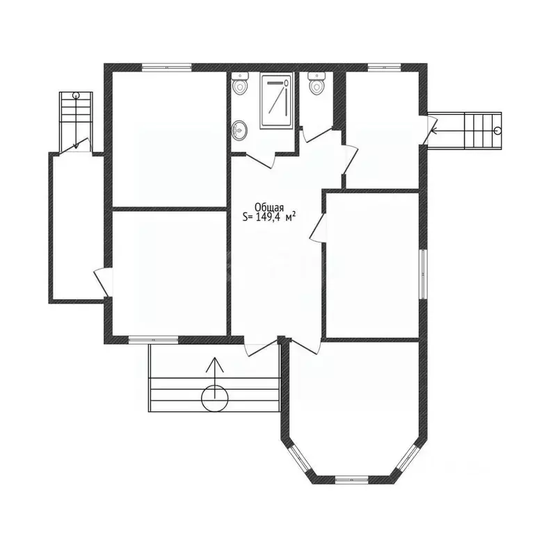 Дом в Алтайский край, Бийский район, с. Сростки Чуйская ул., 109 (149 ... - Фото 2