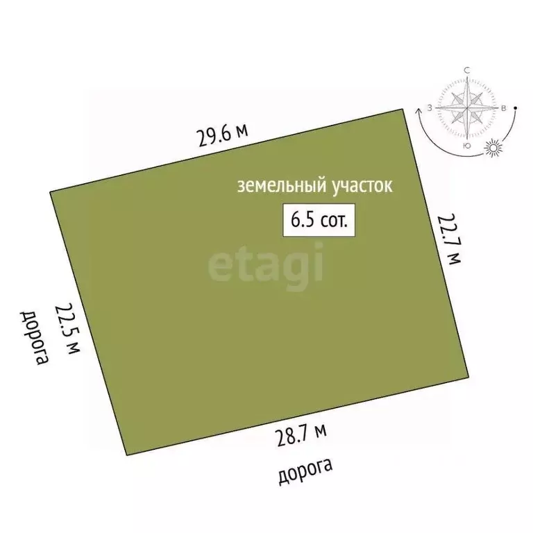 Участок в Саха (Якутия), Якутск ул. Старый Покровский Тракт, 56к1 (6.0 ... - Фото 2