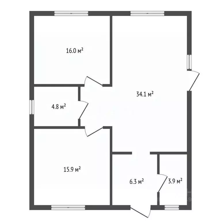 Дом в Воронежская область, Рамонский район, с. Новоживотинное ул. ... - Фото 1