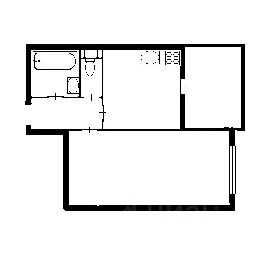 1-к кв. Санкт-Петербург Парашютная ул., 61к3 (35.0 м) - Фото 2
