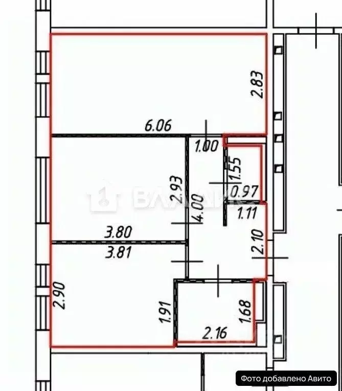 2-к кв. Московская область, Котельники Парковый мкр, 1к7 (50.2 м) - Фото 2