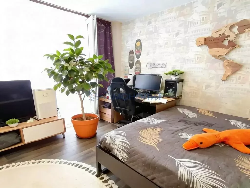 Квартира-студия: Чебоксары, микрорайон Альгешево, улица Болгарстроя, 1 ... - Фото 1