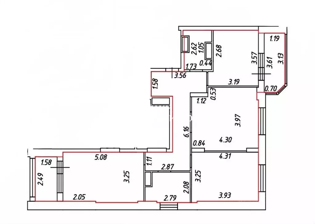 3-к кв. Московская область, Раменское Северное ш., 18 (77.2 м) - Фото 2