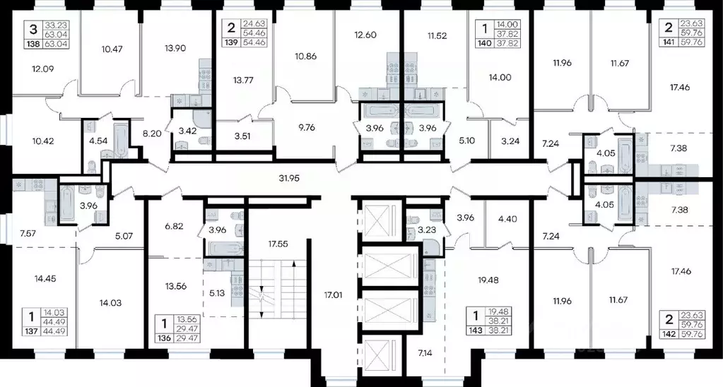 2-к кв. Приморский край, Владивосток ул. Тухачевского, 80 (59.76 м) - Фото 2
