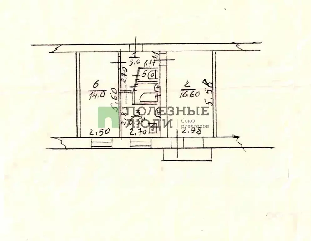 2-к кв. Омская область, Омск ул. Петра Осминина, 18 (45.0 м) - Фото 1