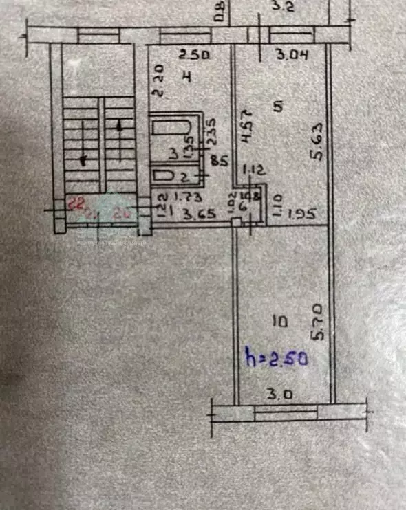 2-к кв. Хакасия, Абакан ул. Комарова, 6 (48.0 м) - Фото 2