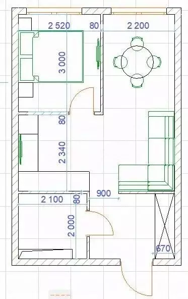 1-к кв. Кемеровская область, Кемерово Лесная Поляна жилрайон, бул. ... - Фото 2