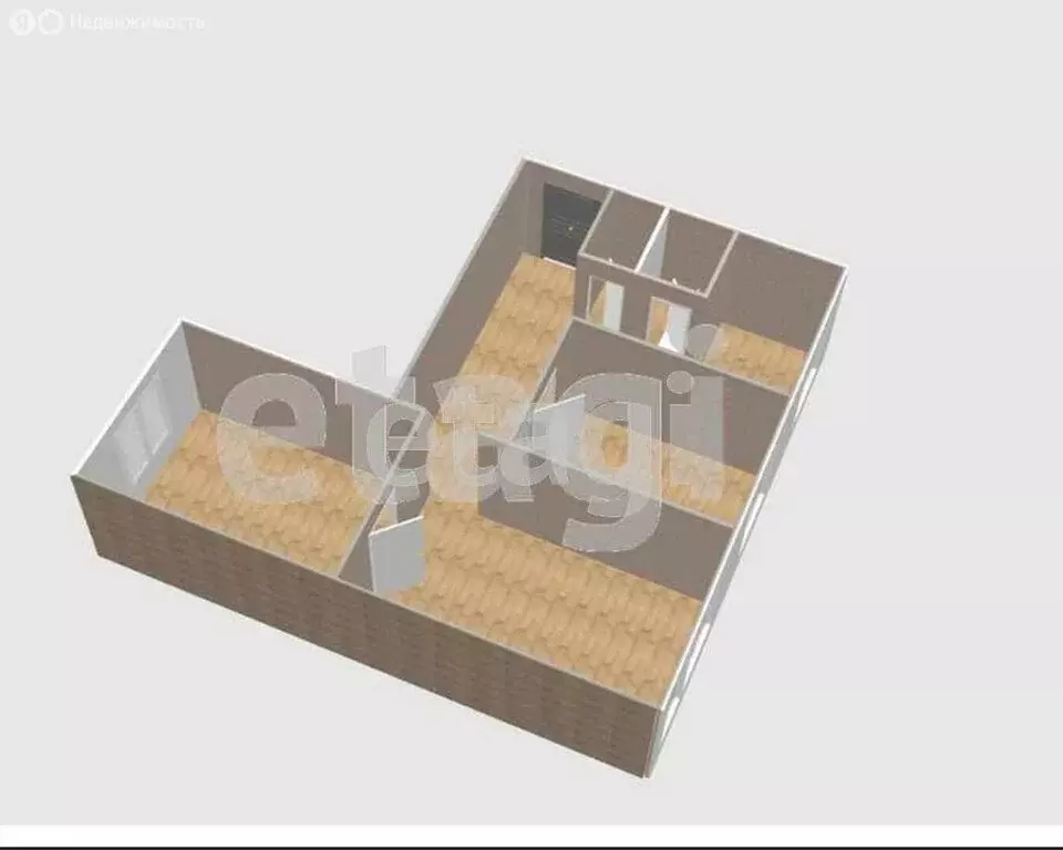 3-комнатная квартира: Южно-Сахалинск, Пограничная улица, 63А (58.3 м) - Фото 1