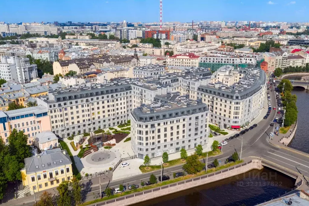 3-к кв. Санкт-Петербург наб. Реки Карповки, 31к1 (101.6 м) - Фото 2