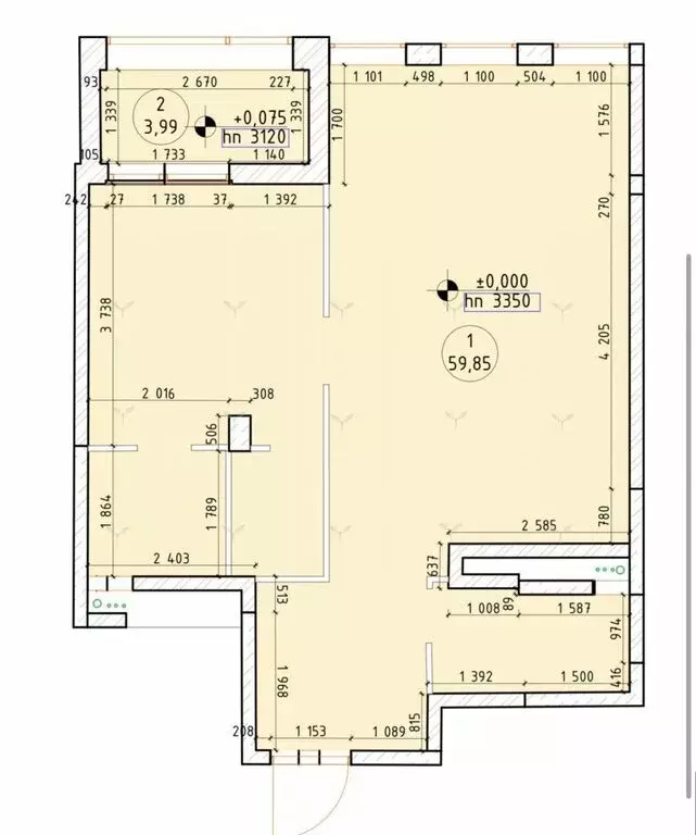 2-комнатная квартира: Москва, улица Усачёва, 15А (63 м) - Фото 0