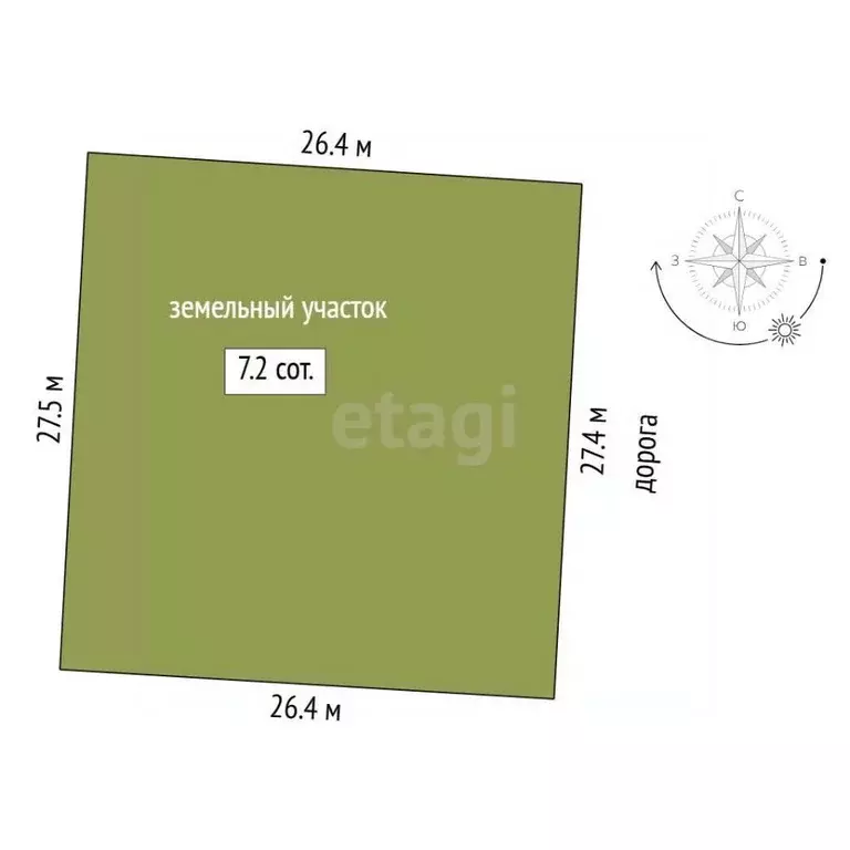 Участок в Тюменская область, Тюмень  (7.2 сот.) - Фото 2