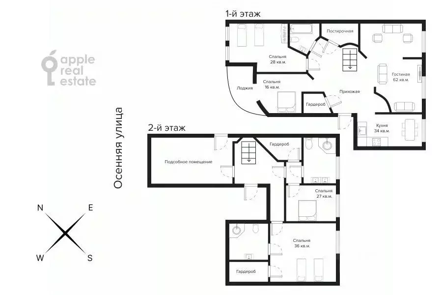 5-к кв. Москва Осенняя ул., 25К2 (350.0 м) - Фото 1