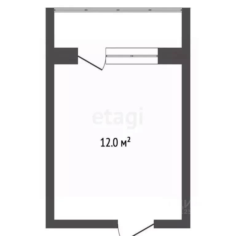 Комната Тамбовская область, Тамбов 1-я Полковая ул., 34 (12.0 м) - Фото 2