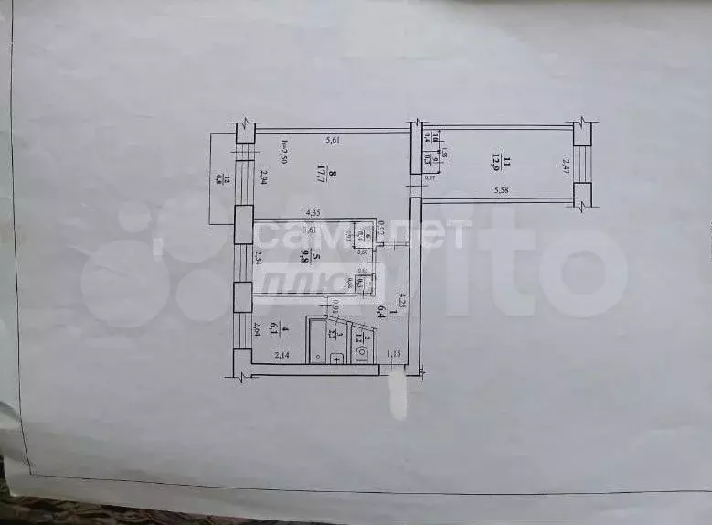 3-к. квартира, 71 м, 4/5 эт. - Фото 0