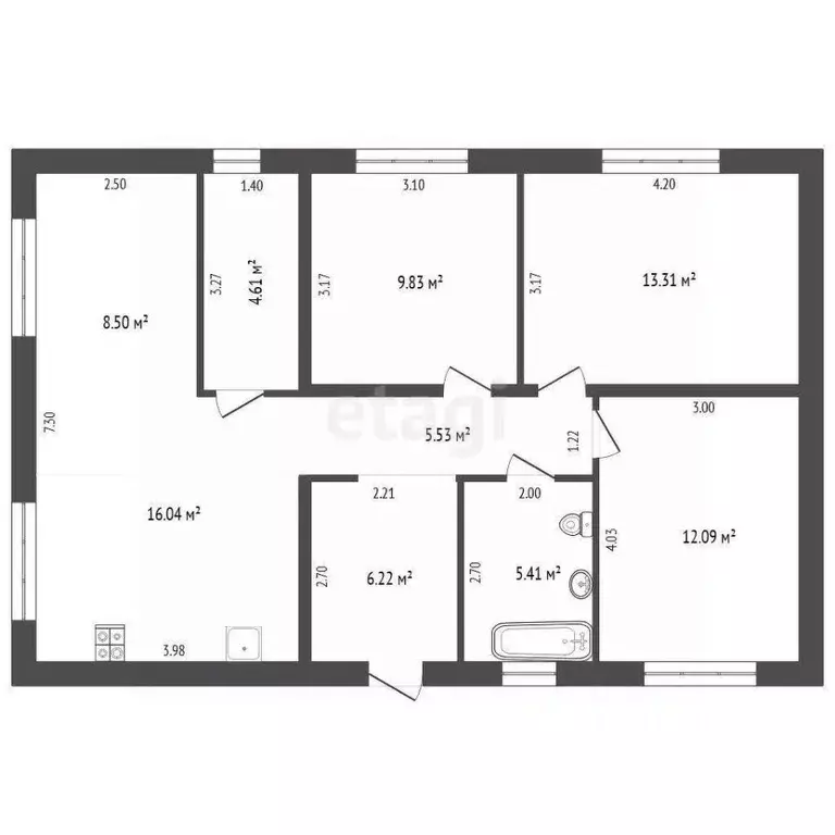 Дом в Тюменская область, Тюменский муниципальный округ, с. Перевалово ... - Фото 2
