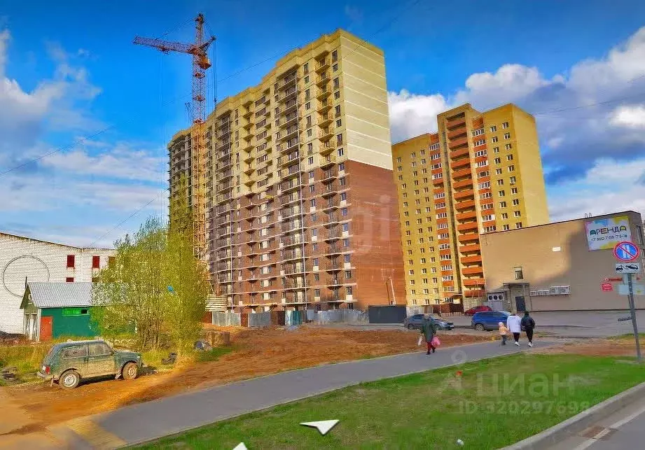 1-к кв. Ярославская область, Ярославль ул. Строителей, 16к3 (32.0 м) - Фото 0