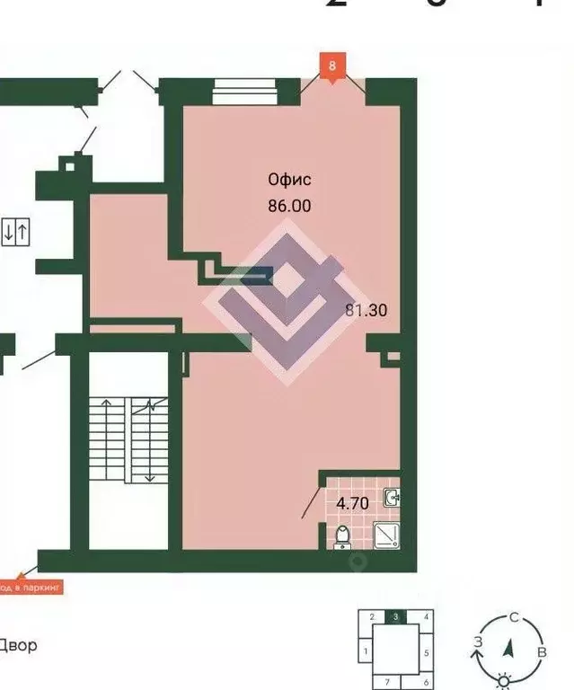 Помещение свободного назначения в Пермский край, Пермь ул. ... - Фото 2