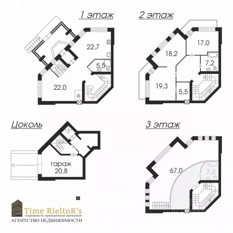 Таунхаус в Санкт-Петербург Шувалово тер., ул. Береговая, 18к1 (260 м) - Фото 2