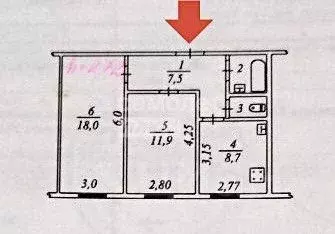 2-к кв. Ямало-Ненецкий АО, Ноябрьск Вынгапуровский мкр, ул. ... - Фото 2