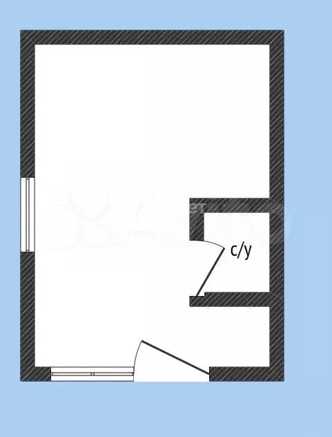 Квартира-студия, 25 м, 1/4 эт. - Фото 0