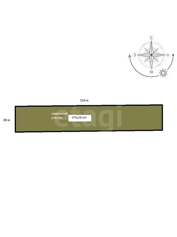 Участок в Яркое Поле, улица Энтузиастов (476.24 м) - Фото 1