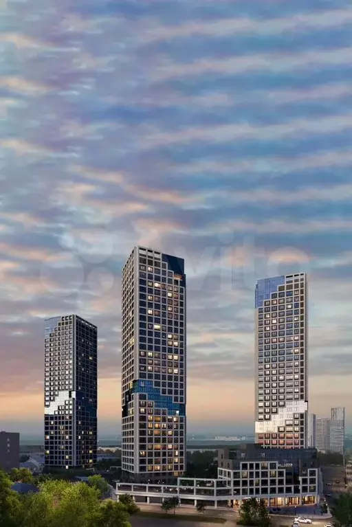 2-к. квартира, 70,7 м, 10/31 эт. - Фото 1