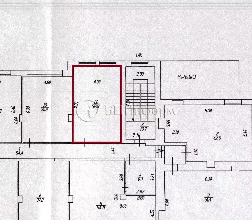 Офис в Санкт-Петербург Инструментальная ул., 3Ш (36 м) - Фото 2