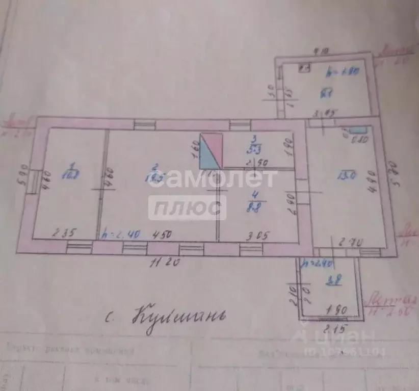 Дом в Липецкая область, Лебедянский муниципальный округ, с. Куймань ... - Фото 2
