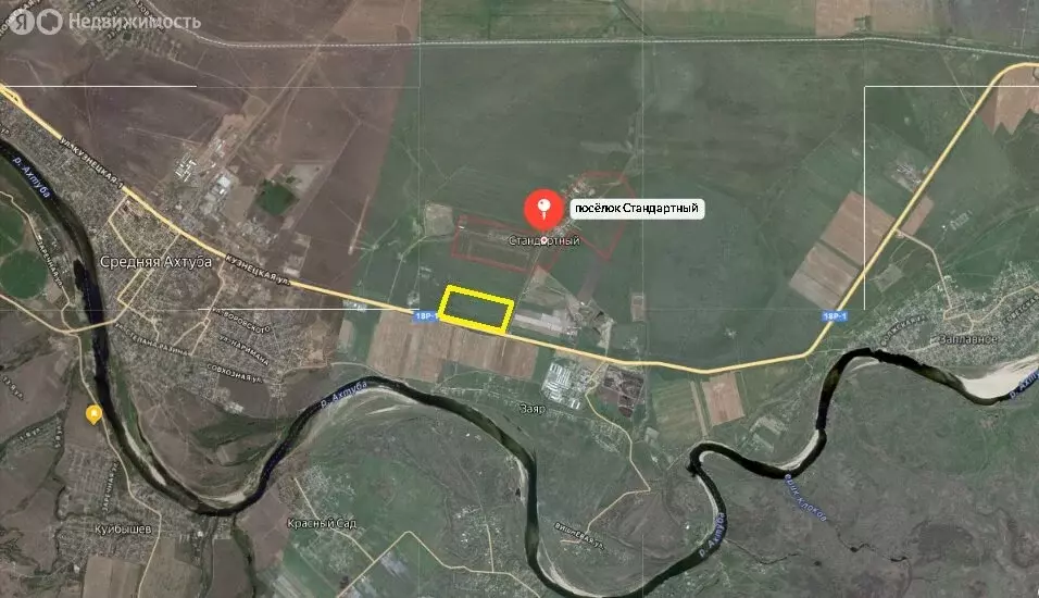 Участок в Среднеахтубинский район, Красное сельское поселение, хутор ... - Фото 1