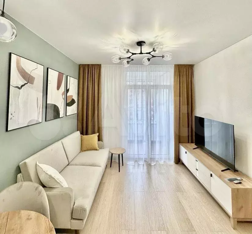 1-к. квартира, 40 м, 13/18 эт. - Фото 1
