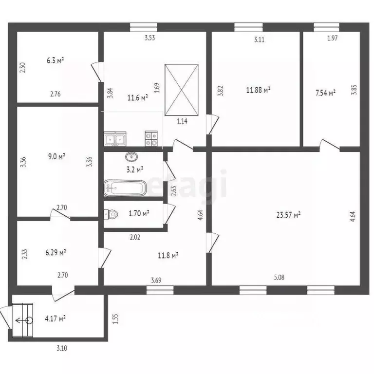 Дом в Вологодская область, Бабушкинский муниципальный округ, д. ... - Фото 1