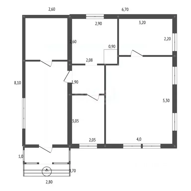 Дом в Амурская область, Белогорский муниципальный округ, с. Васильевка ... - Фото 2