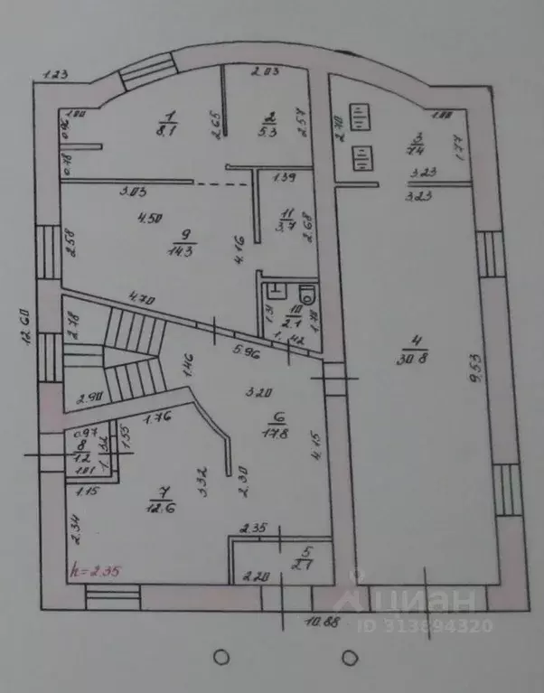 Коттедж в Тверская область, Тверь ул. 3-я Волоколамская, 16 (392 м) - Фото 0