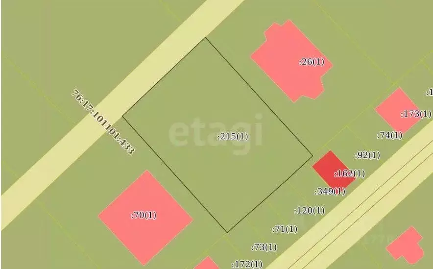 Участок в Ярославская область, Ярославский муниципальный округ, пос. ... - Фото 1