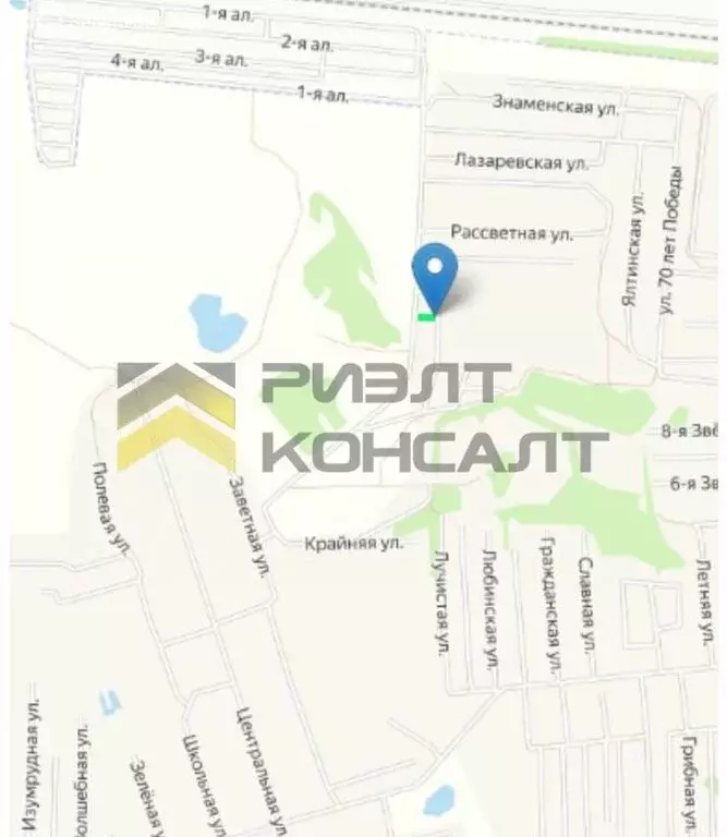 Участок в село Ребровка, Центральная улица, 32 (10 м) - Фото 1