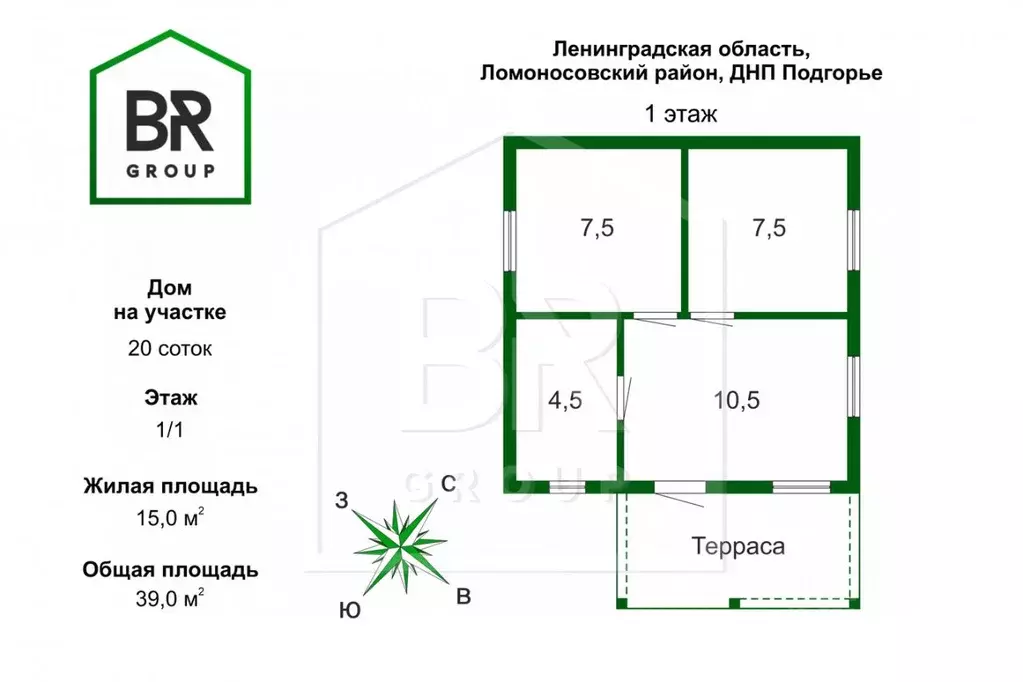 Дом в Ленинградская область, Ломоносовский район, Виллозское городское ... - Фото 1