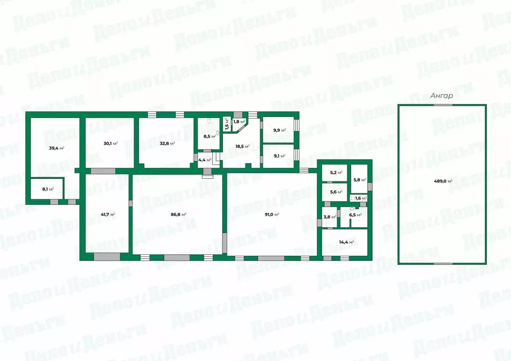 Производственное помещение (920.5 м) - Фото 1