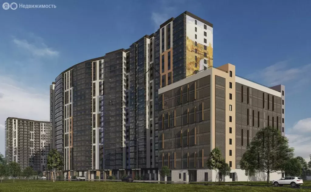 Квартира-студия: Мурино, Оборонная улица, 33к2 (24.9 м) - Фото 1