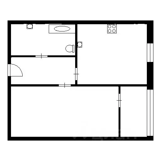 1-к кв. Башкортостан, Уфа ул. Менделеева, 156 (37.0 м) - Фото 2