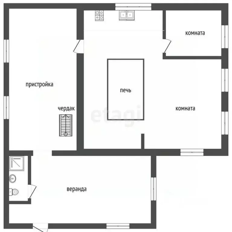 Дом в Вологодская область, Харовск Северная ул., 12 (46 м) - Фото 2