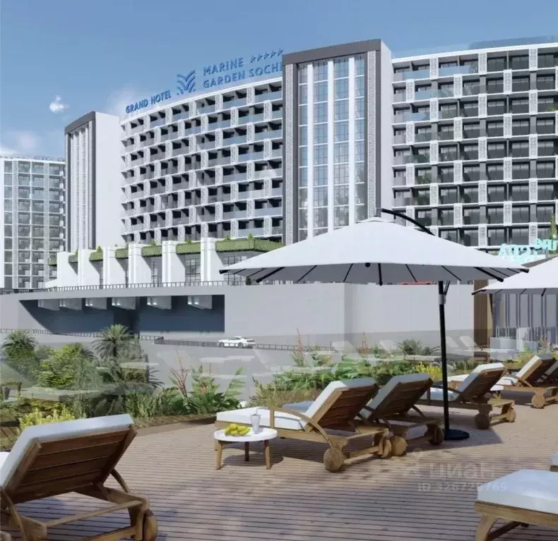 Студия Краснодарский край, Сочи Хоста жилрайон, ул. Шоссейная, 5/7 ... - Фото 2