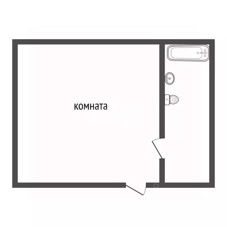 Студия Красноярский край, Красноярск ул. Вильского, 16 (21.5 м) - Фото 2