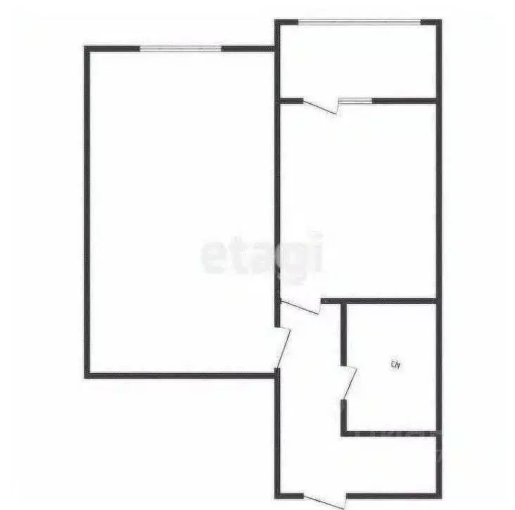 1-к кв. Курская область, Курск ул. Энгельса, 158к1 (36.8 м) - Фото 1