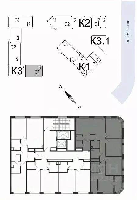 4-к кв. Москва наб. Марка Шагала, 15к1 (121.1 м) - Фото 1