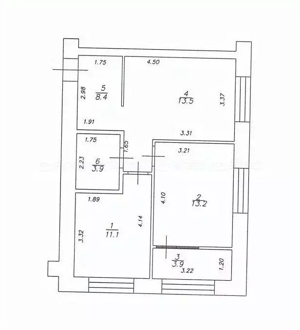 2-к кв. Татарстан, Казань пос. Дербышки, ул. Мира, 62к2 (54.0 м) - Фото 2