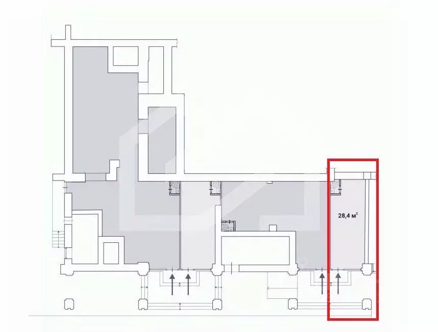 Помещение свободного назначения в Москва Долгоруковская ул., 40 (28 м) - Фото 2