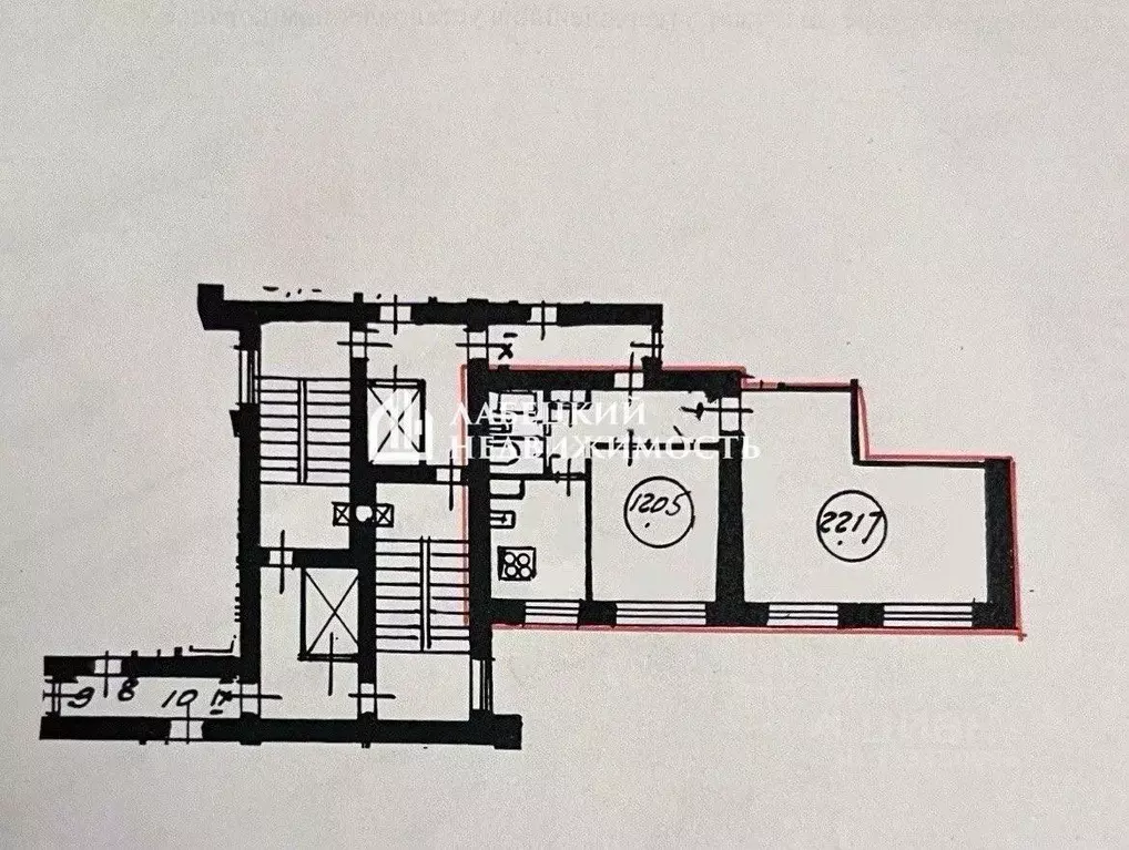 2-к кв. Санкт-Петербург Манчестерская ул., 6 (51.6 м) - Фото 2