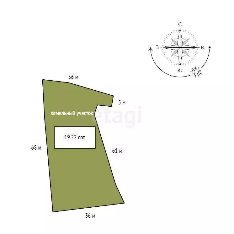 Участок в село Соломино, Карьерный переулок (19.2 м) - Фото 1