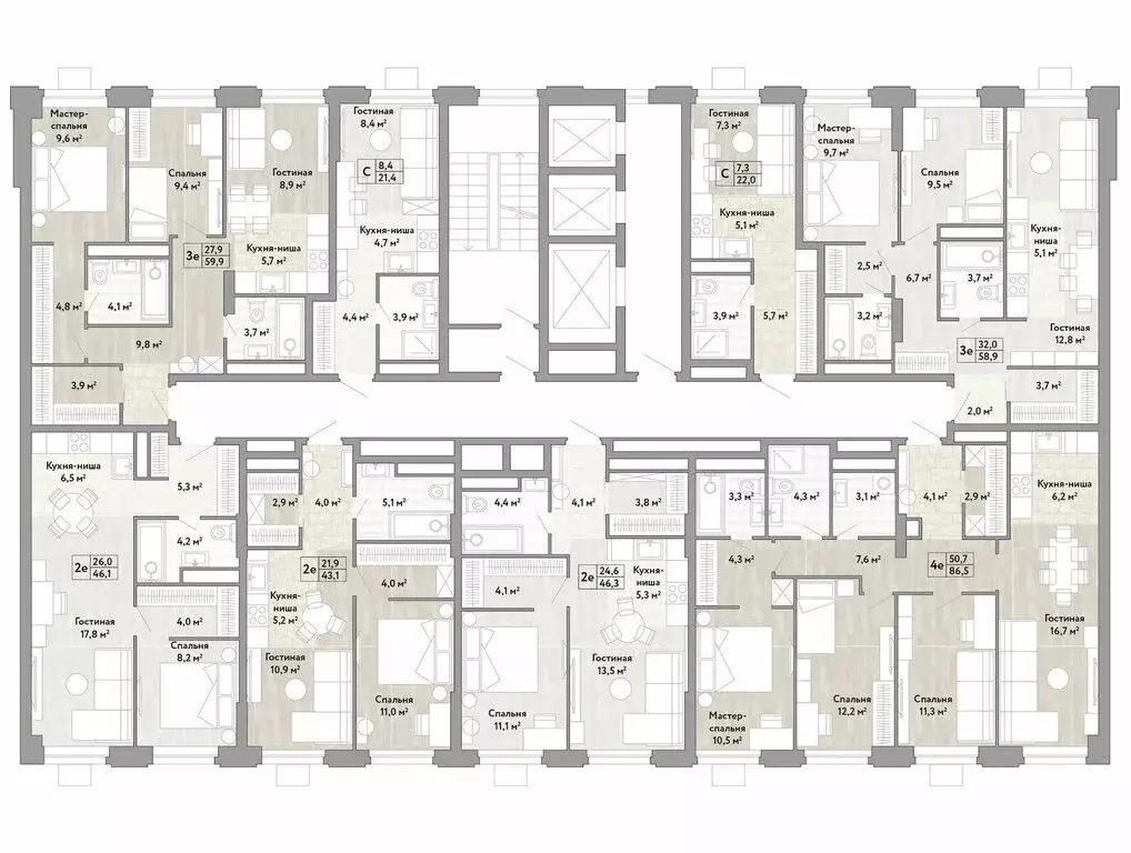 2-комнатная квартира: Москва, НАО, район Коммунарка, проспект Куприна ... - Фото 1