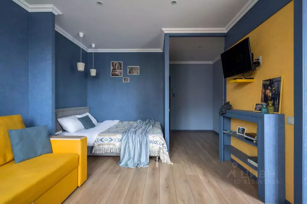 Студия Санкт-Петербург просп. Просвещения, 36/141 (32.0 м) - Фото 1